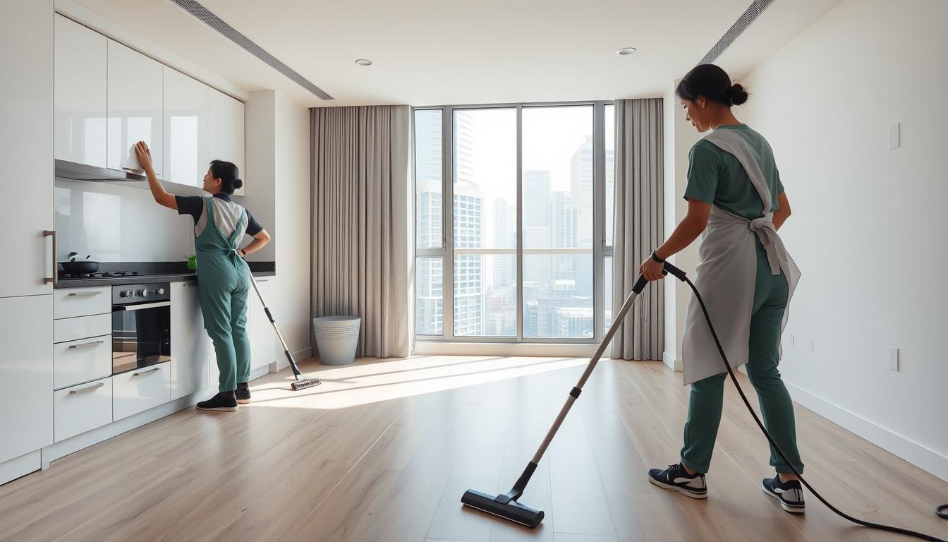 Cleaning for every handover